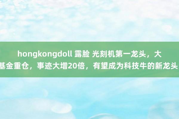 hongkongdoll 露脸 光刻机第一龙头，大基金重仓，事迹大增20倍，有望成为科技牛的新龙头。