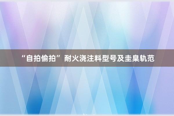 “自拍偷拍” 耐火浇注料型号及圭臬轨范