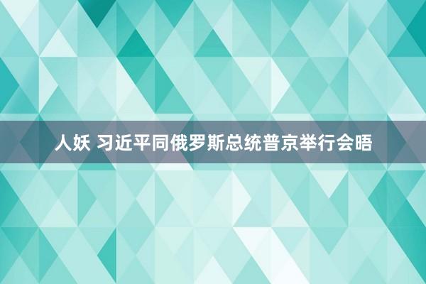 人妖 习近平同俄罗斯总统普京举行会晤