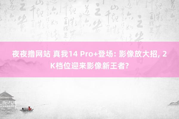 夜夜撸网站 真我14 Pro+登场: 影像放大招， 2K档位迎来影像新王者?