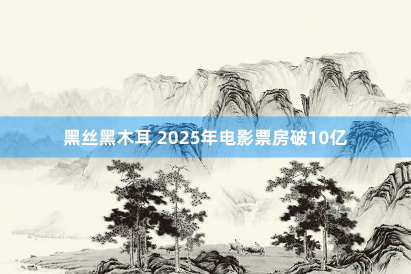 黑丝黑木耳 2025年电影票房破10亿