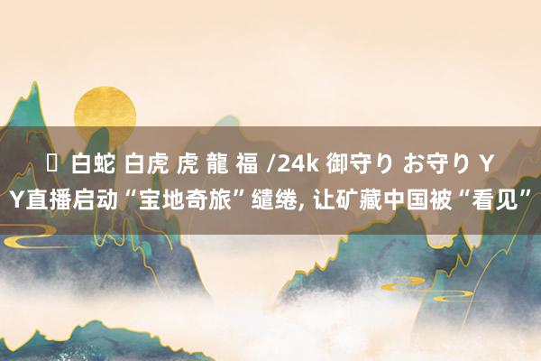 ✨白蛇 白虎 虎 龍 福 /24k 御守り お守り YY直播启动“宝地奇旅”缱绻， 让矿藏中国被“看见”