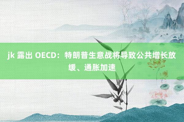 jk 露出 OECD：特朗普生意战将导致公共增长放缓、通胀加速